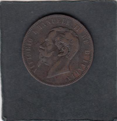 Beschrijving: 10 Centesimi EMANUELE II